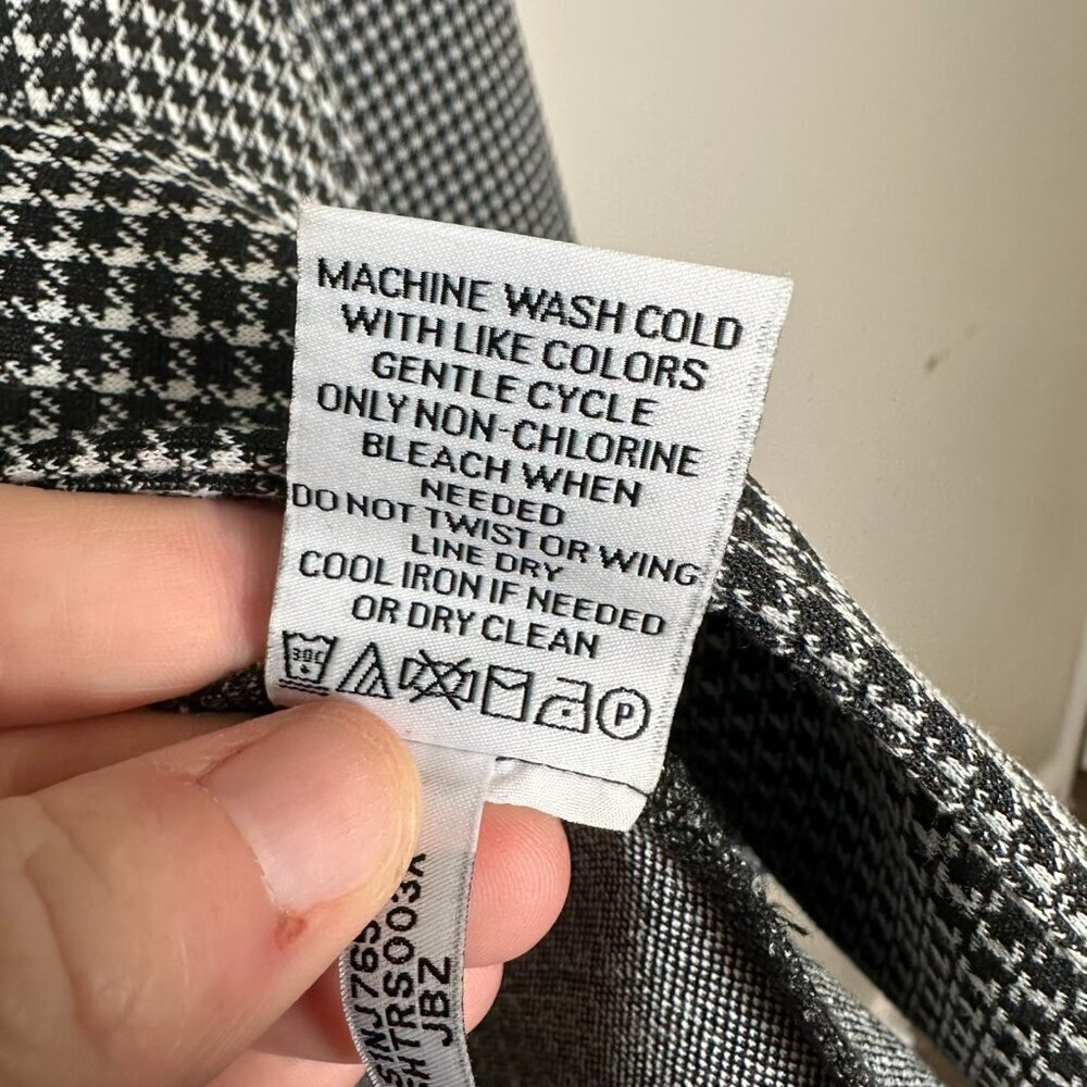 Calvin Klein Women's Blazer Jacket Size Medium Houndstooth Academia Career - Picture 7 of 9